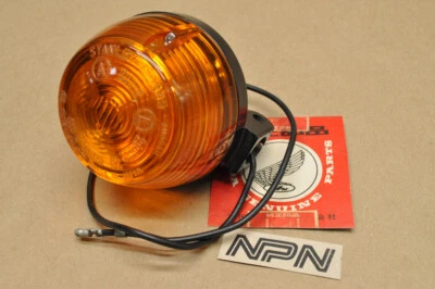 Intermitente intermitente delantero derecho honda 1980 xl100 s xl125 s 33400-437-770 nuevo de stock Foto 1 de 2