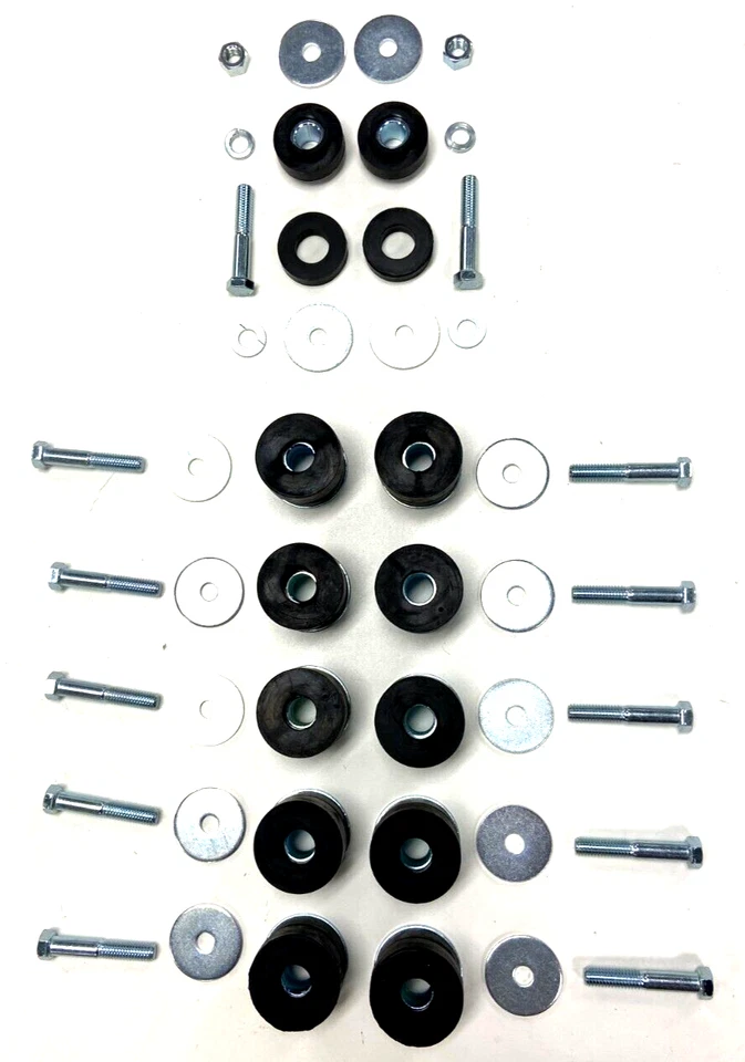 64-67 Chevelle SS El Camino GTO Skylark Cuerpo Montaje Goma Buje Pernos Kit Foto 1 de 1