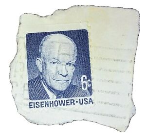 Authentic United States Postage. 6 Cent. President Dwight Eisenhower