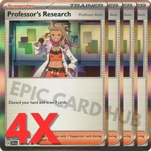 4x Professor's Research 189/198 X4 - HOLO - Scarlet & Violet Playset - Pokemon - Bild 1 von 1