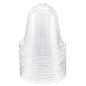 10pcs 8.8 cm Garden Cloche Dome Round Humidity Plant Protector Cover Clear - Picture 1 of 5
