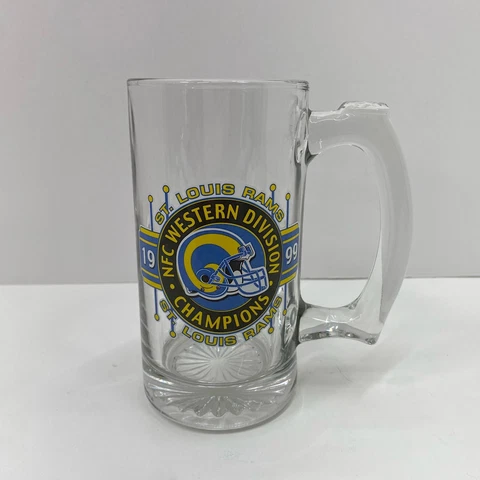 St Louis Rams NFL 1999 NFC West Division Champions  Beer Mug Cover