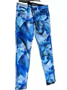 👖💙 Pantalones de mezclilla súper ajustados Brand Address talla 28 azul orquídea - Imagen 1 de 4