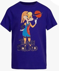 Nike Girl’s Space Jam BF Tee Size 6X Purple New - Picture 1 of 6