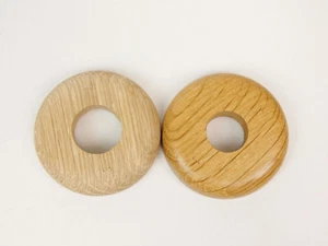 Holzrosette Eiche 15mm/19mm Heizungsrohrverkleidung Rohrverkleidung Holz Rosette - Bild 1 von 25