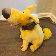 Disney Store Movie UP Dug Doug DOG Pixar Talking Plush Stuffed Animal Sound 15"