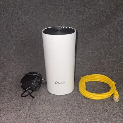 TP-Link Deco M4R AC1200 Whole Home Mesh WiFi System Router With Pwr Supply Works - Image 1 of 4
