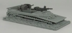 28mm 1/56 3D printed WWII  British Landing Craft Tracked Buffalo Waterline model - Picture 1 of 6