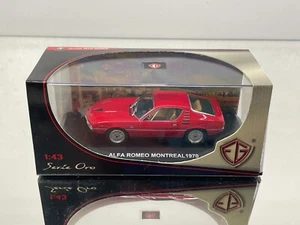 EDISON GIOCATTOLI EG 802721 ALFA ROMEO MONTREAL 1970 -RED 1:43- GOOD IN BOX - Imagen 1 de 9