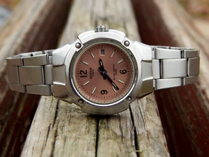 Casio Edifice LMW-100 module_ 707 Women's 10 BAR All Steel Girls Wrist Watch - Picture 1 of 10
