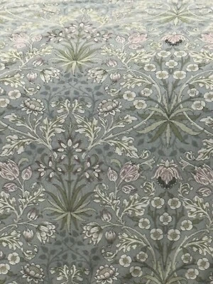 NEW-Duvet Cover Bed Set French Country Floral Cottage Core Blue-Queen-W Morris - Image 1 of 4