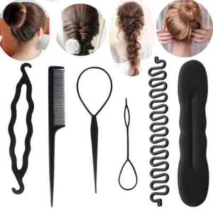 Hair do Topsy Tail Magic Braid Pony Maker Clip Styling Tool bun maker Accessory - Picture 1 of 54