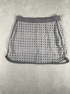 Nike Flex Skort Girl's Large Gray Polka Dots Shorts Skirt Gym Tennis Golf Pickle - Picture 1 of 9