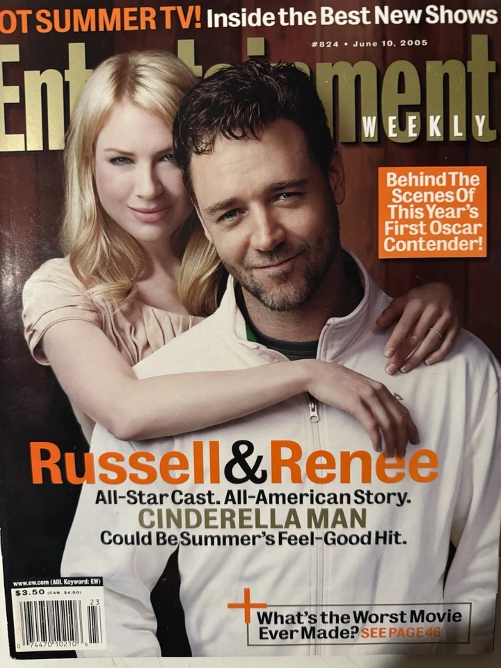 Entertainment Weekly Magazine Jun 10, 2005 Renee Zellweger-Russell Crowe - Image 1 of 1