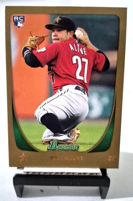 2011 Jose Altuve Bowman 选秀金 RC 新秀 #11 休斯顿太空人队 — 第 1/2 张图片