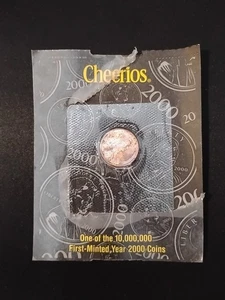 Cheerios 2000 First-Minted Penny One Cent Limited Edition Sealed w COA - Picture 1 of 3