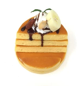 Muestra de comida Suetake soporte para teléfono inteligente pastel caliente chocolate plátano - Imagen 1 de 6