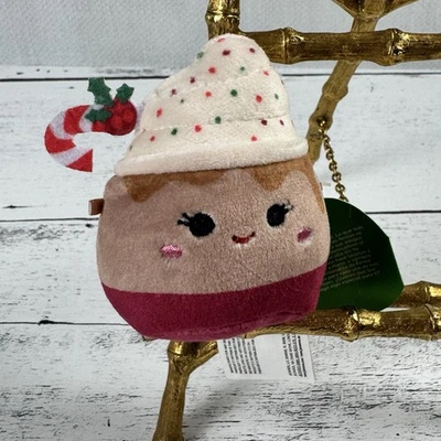 Squishmallows Christmas Micromallows Sivi the Hot Chocolate 2.5 Inch Plush New - Image 1 of 4
