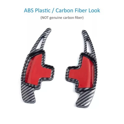 For Mercedes Benz Steering Wheel Paddle Shifter Extend Trims Carbon Fiber Look Foto 1 de 4