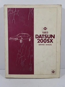 1983 DATSUN 200SX SERVICE MANUAL MODEL S110 SERIES - Picture 1 of 5