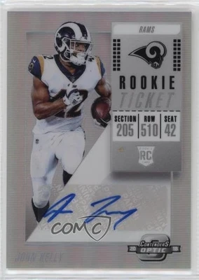 2018 Panini Contenders Optic Rookie Ticket Auto John Kelly #166 Rookie Auto RC - Image 1 of 2