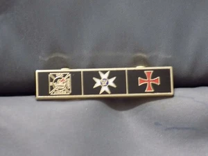 York Rite Lapel Tac Pin Mason Knights Templar Constantine Maltese Cross NEW! - Picture 1 of 1
