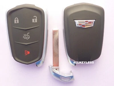 OEM 2014-2019 CADILLAC ATS CTS XTS smart keyless entry remote key fob HYQ2AB - Image 1 of 4