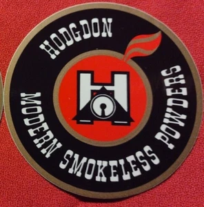 HODGDON MODERN SMOKELESS POWDERS Sticker Decal Genuine Reloading Dealer - Picture 1 of 3