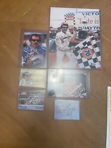 Lot 6 Richard Petty NASCARAutographed Signed 8x10 , Cards & Post Cards