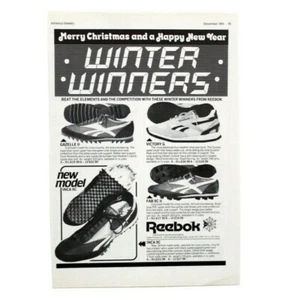 Vintage 70s 80s Reebok Gazelle Victory Fab XC poster print ad advertising shoes - Picture 1 of 5