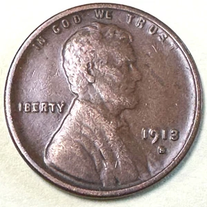 1913-S Lincoln Cent - Picture 1 of 2