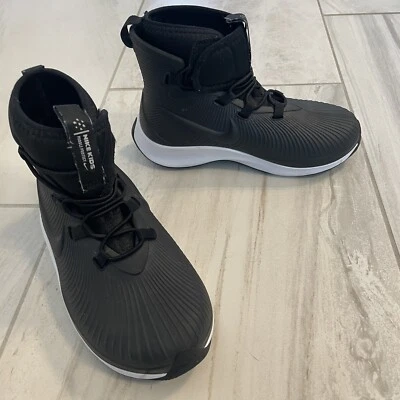 Nike Binzie Boot Size 12c Puddle Protect Black And White Kids Rain Boot - Image 1 of 4