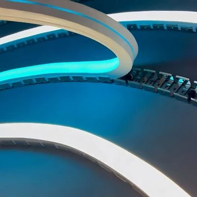 24V 16*16mm Silicone LED Neon Rope Strip Lights Waterproof Flex Tube + Channel - Image 1 of 4