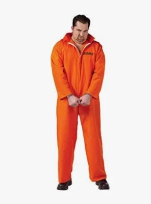 Convicted 连身裤 - Got Busted - 囚犯 - 橙色 - 服装 - 成人 - Plus — 第 1/2 张图片