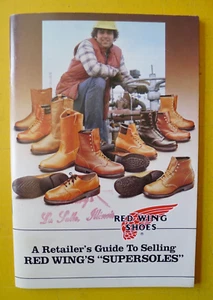 Seltenes HÄNDLERHANDBUCH ZUM VERKAUF RED WING BOOTS Booklet NEUWERTIG 1980er - Bild 1 von 6