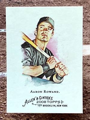 2008 Topps Allen & Ginter's Aaron Rowand #87 - Image 1 of 2