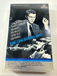 The Cincinnati Kid (1965) Steve McQueen ~ MGM/UA New Sealed VHS Big Box - Picture 1 of 5