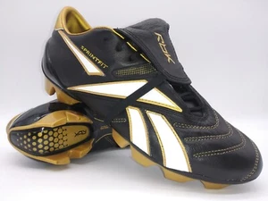 Reebok Mens Rare Sprintfit PRO ll FG 19-182581 Black Brown Soccer Cleats - Picture 1 of 9
