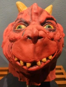 Rare Don Post Studios Red Devil Razooly 818 Halloween Mask 1981 Monster Vintage - Picture 1 of 24