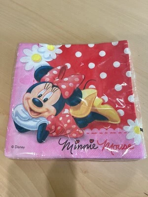 SERVILLETA MINNIE MOUSE (20pes 16X16cm) Disney Decoración Fiesta Foto 1 de 4