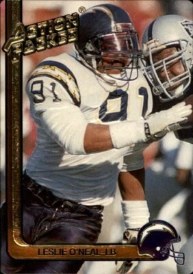 1991 Action Packed Football #237 Leslie O'Neal - Image 1 of 2
