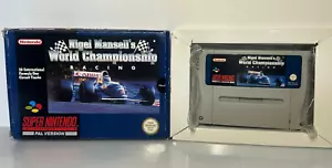 Nigel Mansell World Championship for Super Nintendo SNES Game - Boxed - No Ins - Picture 1 of 8