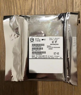 HGST Hitachi HTS721010G9SA00 100GB 7200RPM SATA 2.5” HDD P/N:0A25016 MLC:DA1373 - Image 1 of 4