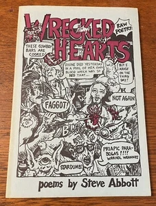 Wrecked Hearts By Steve Abbott First Edition 1978 Rare HTF Poetry LGBTQ History - Picture 1 of 10