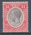 (F178-66) 1932 British Honduras $1 black &amp;red KGV stamp MH (BP) (BX86)