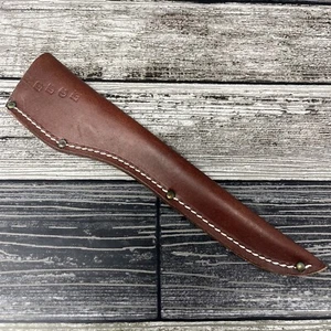 Vintage BUCK 122 Fishing Knife Original Leather Sheath - Picture 1 of 7
