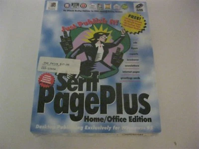 Serif Page Plus sealed CD-ROM Windows 95 Serif 1995 - Image 1 of 2