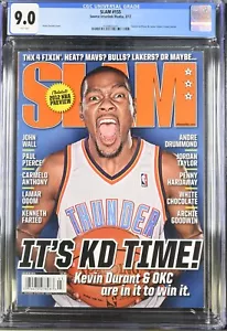 Top Pop, SLAM Magazine #155 March 2012 Kevin Durant CGC 9.0 Highest Graded OKC - Picture 1 of 4