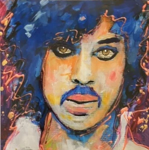 Abstract Prince Ceramic Tile Waterproof Coaster Original Pop Art Print - Picture 1 of 6