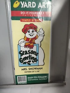 Yard Art Mrs. Snowman - Bild 1 von 1